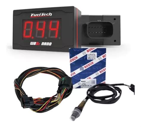 Wideband Nano Fueltech Chicote Sonda Parcelamento Sem Juros