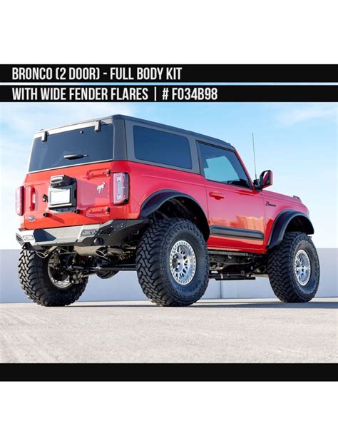 Air Design F034b98 Wide Body Kit 2021 2023 Ford Bronco 2 Door