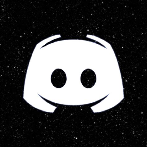 Black and white galaxy discord logo