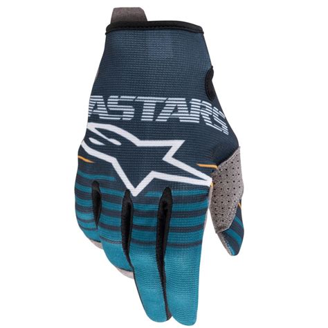 Luva Alpinestars Radar Petr Leo Azul Marinho