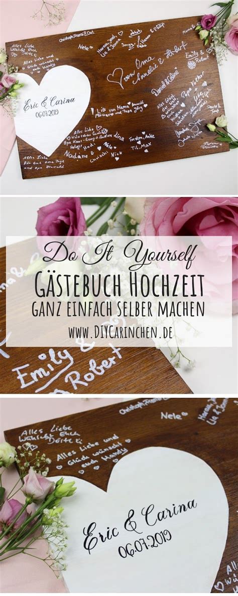 Diy Ausgefallenes G Stebuch Zur Hochzeit Ganz Einfach Selber Machen