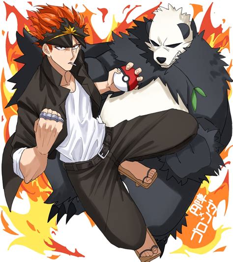 Pangoro And Enjin Pokemon And 1 More Drawn By Shishiruto Danbooru