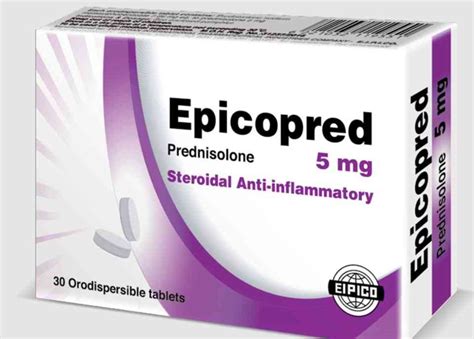 Epicopred 5 Mg 30 Orodispersible Tabs Online Shopping