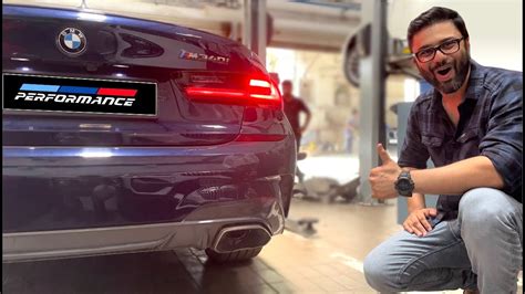 Bmw M340i M Performance Exhaust Install And Sounds 4k Youtube