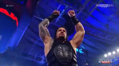 Full Match Roman Reigns Vs Seth Rollins Raw Youtube