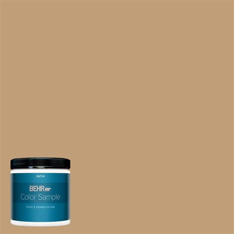 Behr Premium Plus 8 Oz 300f 4 Almond Toast Satin Enamel Interior