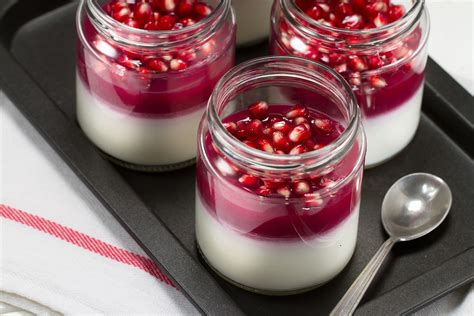 Panna cotta grenade une recette gourmande et rafraîchissante