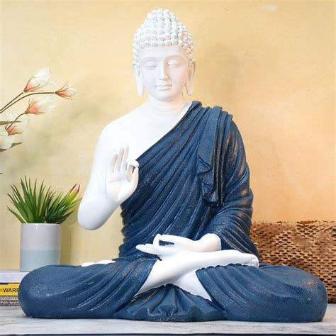 Buddha statue Blue - Shopps India Home decor