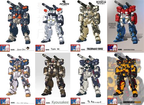 Gundam Guy Gg Infinite March Color Scheme Contest All Categories