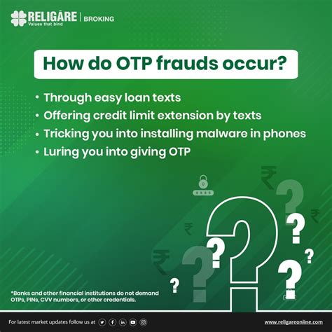 Religare Broking On Twitter The Cases Of Frauds Through OTP Are