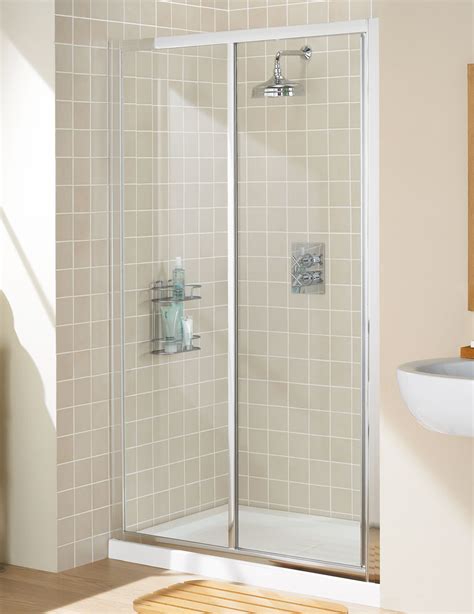 Lakes Classic Framed Slider Shower Door Silver W X H Mm