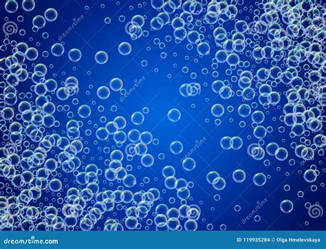 Shampoo Bubbles On Gradient Background Stock Vector - Illustration of ...