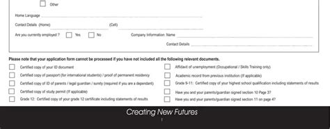 Eastcape Midlands College Application PDF Form - FormsPal