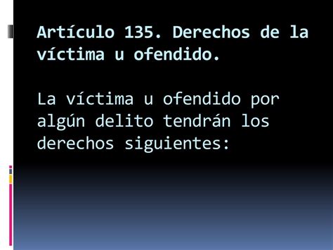 Derechos de las víctimas y ofendidos ppt descargar