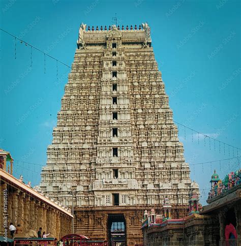 Thiruvannamalai Raja Gopuram Stock Photo Adobe Stock