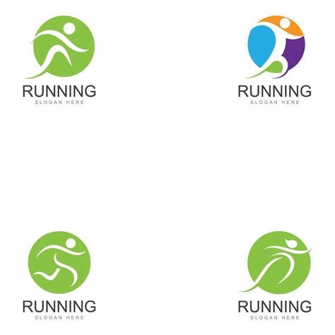 Running Human Logo Design Marathon Logo Template Running Club Or Sports