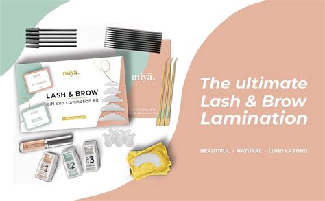 Miya Lash 2 In 1 Lash Lift And Brow Lamination Kit Instant