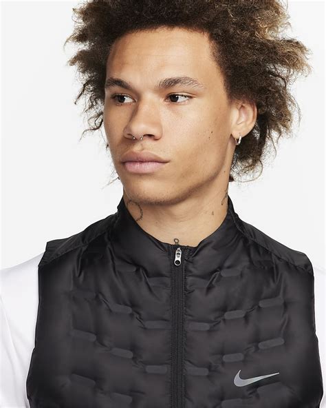 Nike Therma FIT ADV Repel AeroLoft Men S Down Running Gilet Nike UK