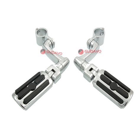 Motorcycle Highway Pegs Crash Bar Frame Mount For 32mm 25 4mm Engine