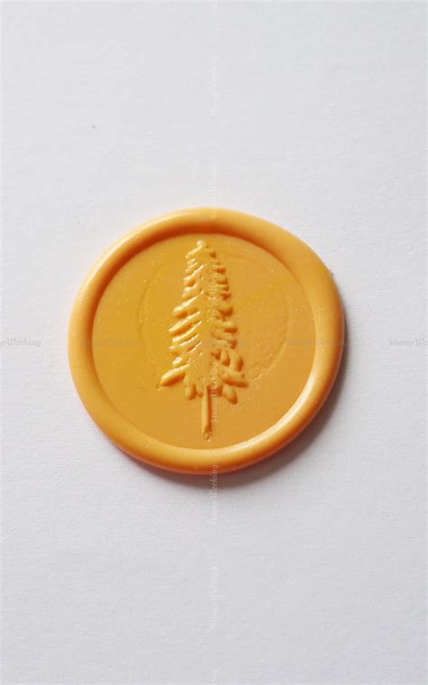 Pine Tree Sealing Wax Stamp Christmas Tree Wax Seal Stamp Tree Sealing