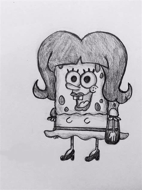 Rysunki i zdjęcia SpongeBoba do szkicowania