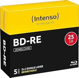 Intenso Bd R Da Gb Pezzi Amazon It Informatica