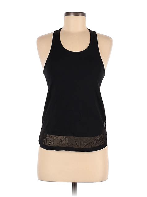 Lululemon Athletica Color Block Black Active Tank Size Off