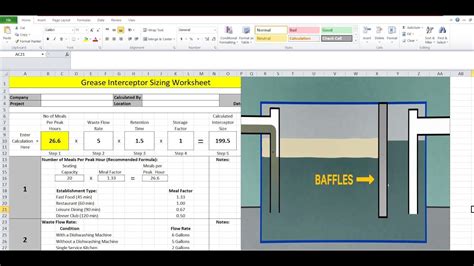 Grease Interceptor Sizing And Selection Using Spreadsheet Plumbing