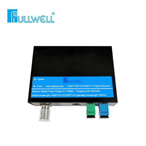 Fwr W Xgs Catv Satellite Tv Optical Receiver With Wdm China Xgs