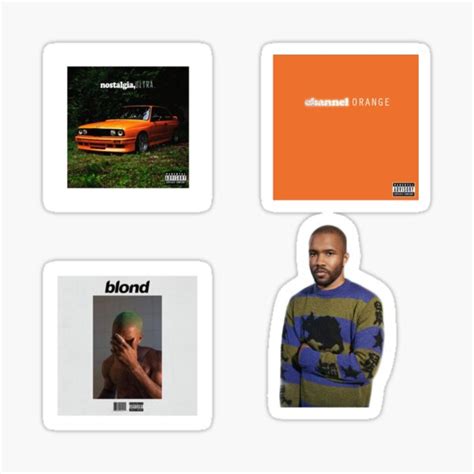 Frank Ocean Sticker Pack Sticker For Sale By Alexaartss Redbubble