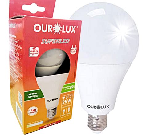 L Mpada Super Led Alta Potencia W E Branco Frio Ourolux Mercadolivre