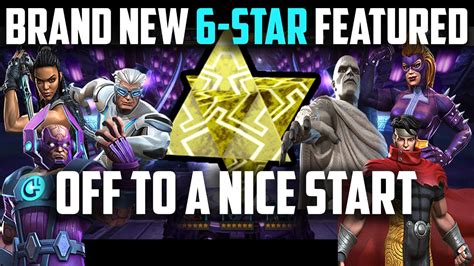 Brand New 6 Star Featured Opening Great Start Marvel Contest Of Champions Youtube