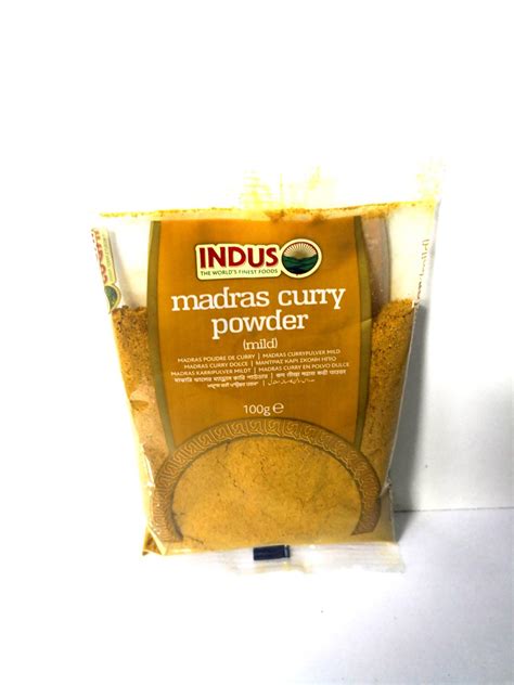 Indus Madras Curry Powder Mild G Myspiceshop Co Uk