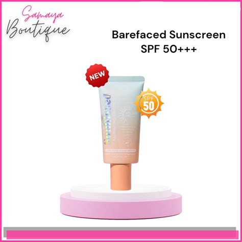 Barefaced Sunkissed Illuminating Sunscreen Barefacejdl Sunscreen Spf