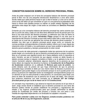 Reforma Del Auto De Procesamiento Guatemala Derecho Procesal Penal I