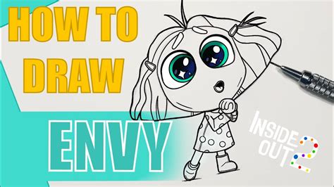 How To Draw Envy From Inside Out 2 Draw With Me Youtube