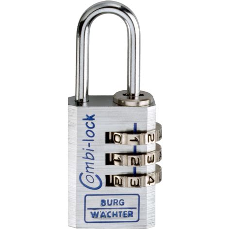 Burg W Chter Zahlen Vorhangschloss Combi Lock Chromo Sb Kaufen