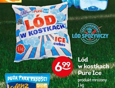 Promocja Lód w kostkach 1kg w Żabka