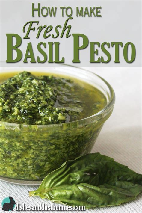 How To Make Fresh Basil Pesto Artofit