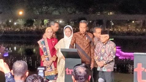 Resmikan Revitalisasi Tmii Jokowi Kembalikan Semangat Ibu Tien