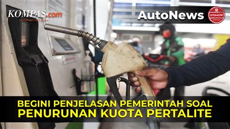 Kuota Pertalite Di Turun Ini Penjelasannya