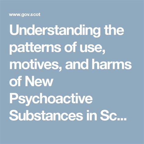 Understanding The Patterns Of Use Motives And Harms Of New