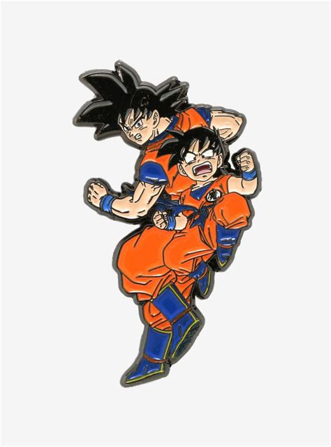 Dragon Ball Z Goku Gohan Enamel Pin BoxLunch Exclusive Goku And