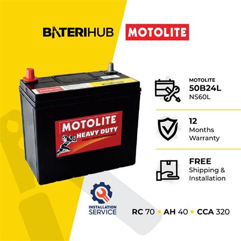 Installation Provided B L Motolite Heavy Duty Mf Car Battery