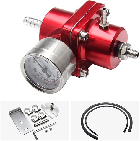 Htracing Adjustable Fuel Pressure Regulator With Gauge Return Line