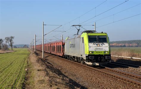 Am 15 02 17 Rollte 185 562 Mit Einem Leeren Autozug Durch Rodleben