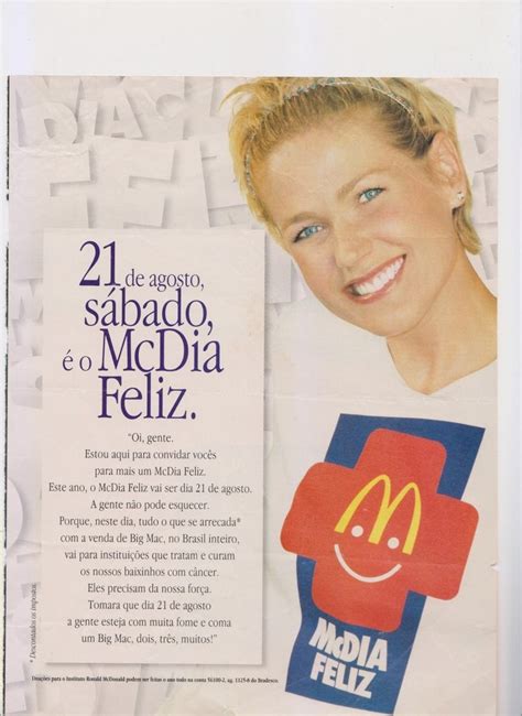 Xuxa 5 Páginas Revista Antiga Variadas Propagandas Produto