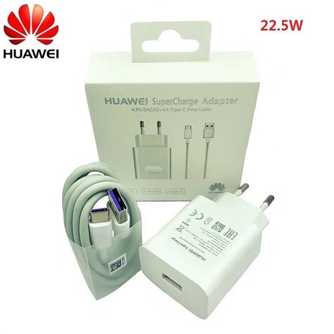 Original Huawei Oplader 40w 22 5w Supercharge 5a Type C Kabel Til P30