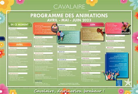 Calam O Programme Des Animations D Avril Mai Juin