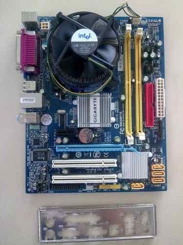 Kit Placa Mae Gigabyte E Processador Pentium Dual Core Atx